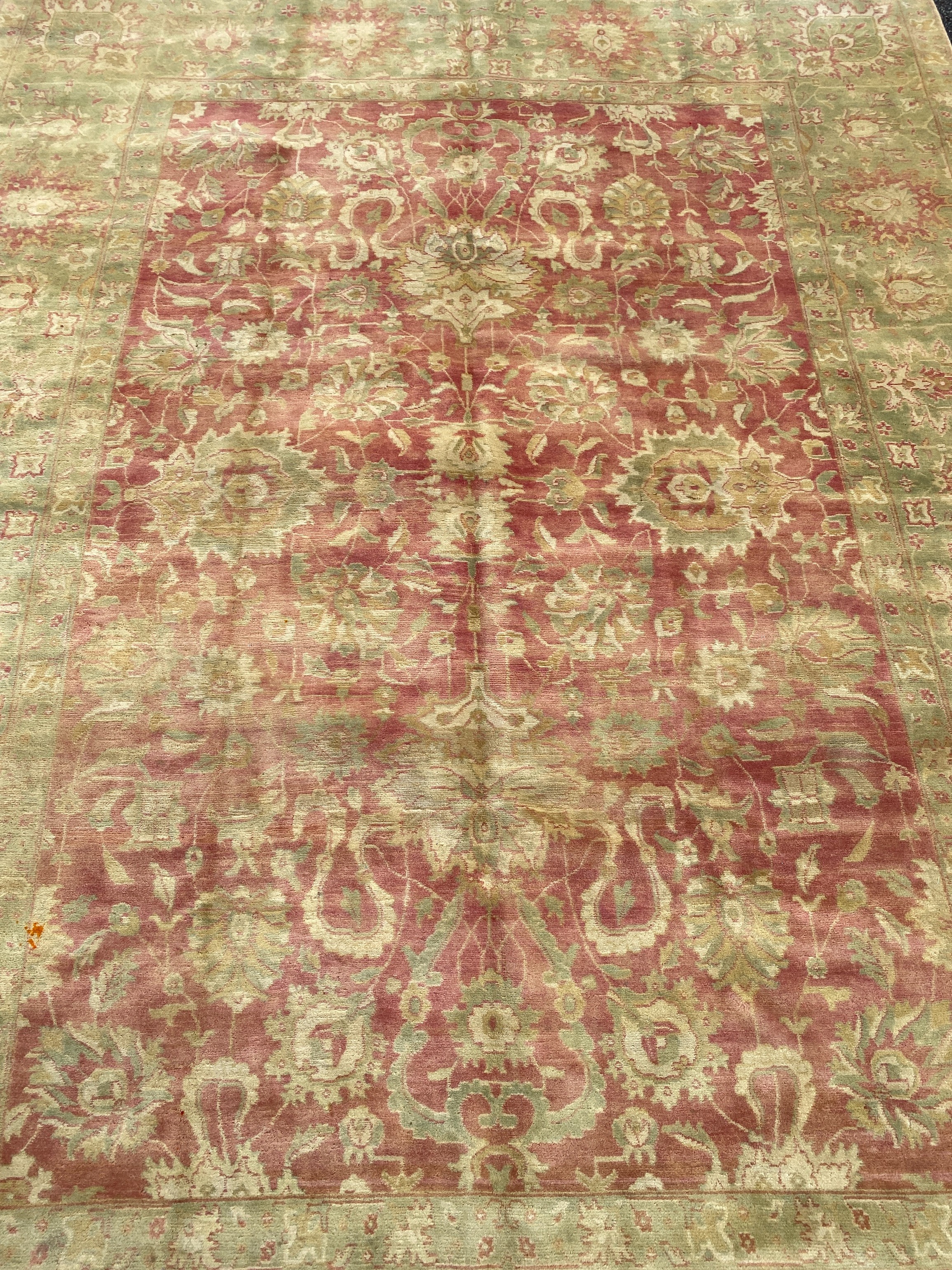 An Indian Agra carpet, 358 x 261cm